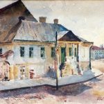 jasielski rynek na obrazach