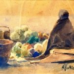 jasielski rynek na obrazach