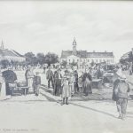 jasielski rynek na obrazach