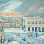 jasielski rynek na obrazach