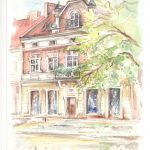 jasielski rynek na obrazach