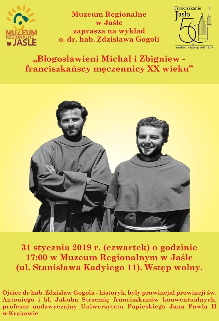 „błogosławieni michał i zbigniew – franciszkańscy męczennicy xx wieku”