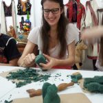 warsztaty rzeźbiarstwa w ramach "spotkań z etnografią"