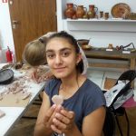 warsztaty rzeźbiarstwa w ramach "spotkań z etnografią"