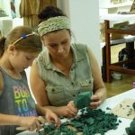 warsztaty rzeźbiarstwa w ramach "spotkań z etnografią"