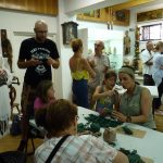 warsztaty rzeźbiarstwa w ramach "spotkań z etnografią"