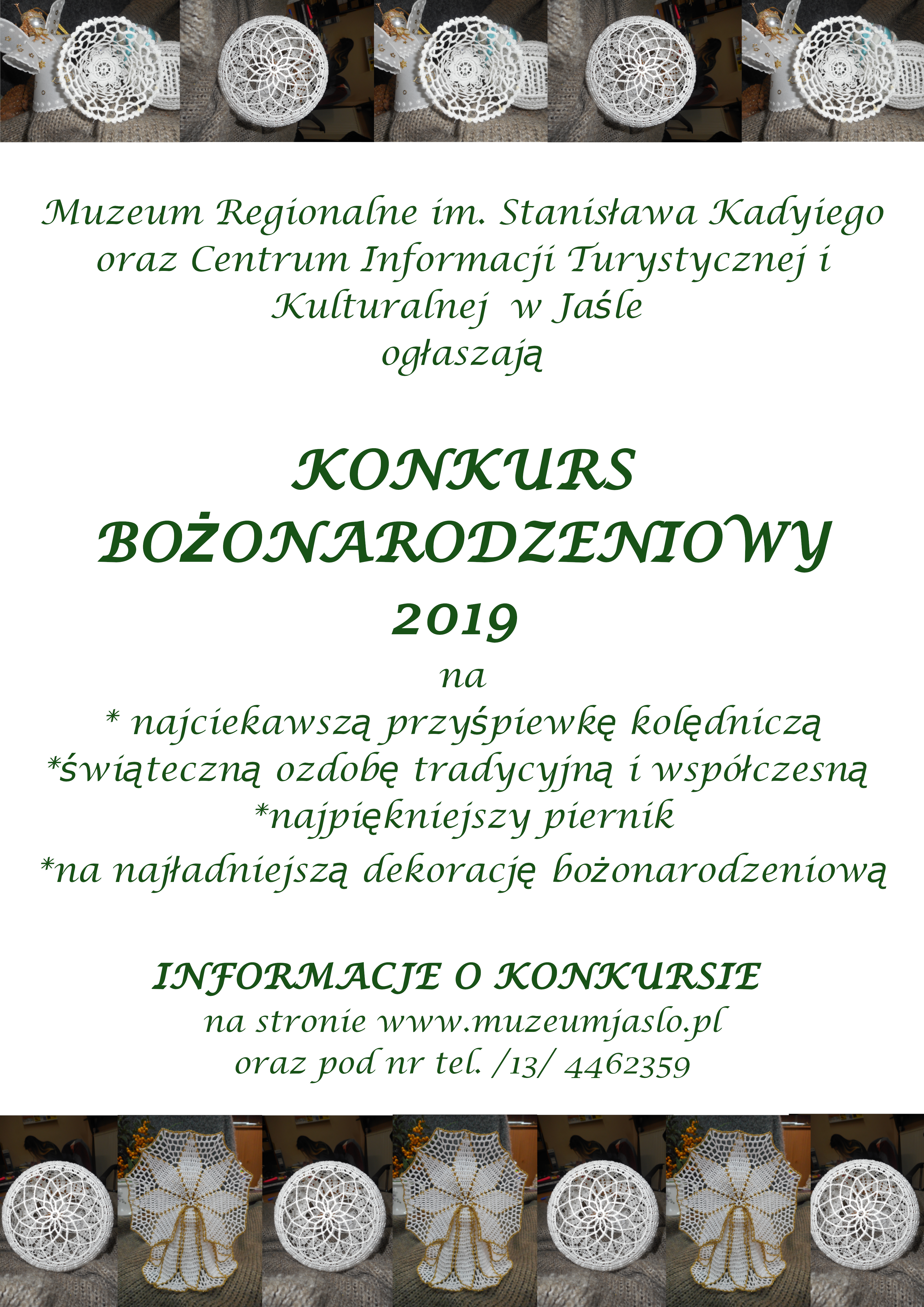 Konkurs Bożonarodzeniowy 2019 Muzeum Regionalne W Jaśle