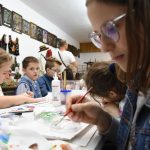 „malowanie na szkle”.