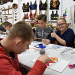 „malowanie na szkle”.