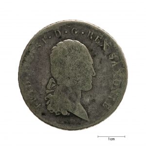 0924 Zbiory numizmatyczne St. Kadyiego; Fryderyk August książę saski (1816); talar - awers