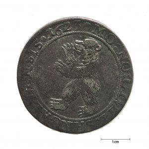 0934 Zbiory numizmatyczne St. Kadyiego; (1761); Sanct Gallen, Szwajcaria (1623); talar - awers