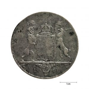 0938 Zbiory numizmatyczne St. Kadyiego; Fryderyk I, Wirtenbergia (1810); talar - rewers