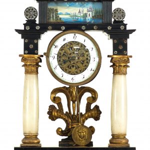 1094 AH Zegar kominkowy, Wiedeń, ok 1840 r.