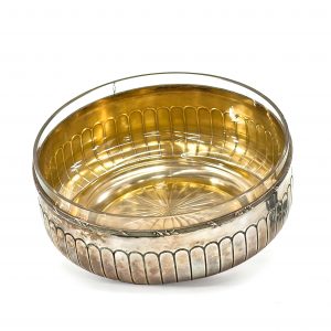 1377 AH Patera srebrna ze szklanym wkładem, Niemcy,