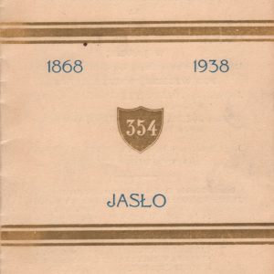 193 AHSiD – Zaproszenie na uroczystość 70. rocznicy utworzenia jasielskiego gimnazjum, 1938 r.