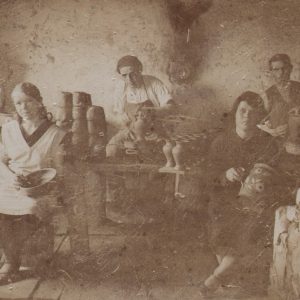 21 A.F. Etnografia, Warsztat garncarski Skibińskiego z Kołaczyc,1925 r.