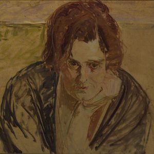 2322 AH autor Ignacy Pinkas, Studium, olej dykta, 69x47, fot