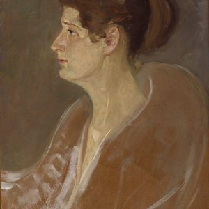 2330 AH autor Ignacy Pinkas, Portret kobiety, olej dykta, 68x50, fot