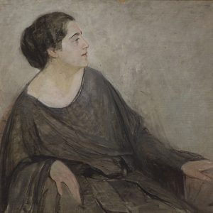 2331 AH autor Ignacy Pinkas, Studium portretowe, olej dykta, 79x84, fot