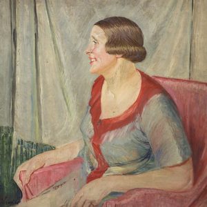 2332 AH autor Ignacy Pinkas, Portret Wł. Kowalskiej, olej płótno, 75x71, fot