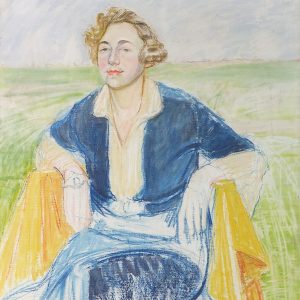 2349 AH autor Ignacy Pinkas, Portret Pani Kwiatkowej, 1933, pastel dykta, 90x70, fot