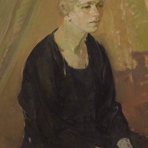 2355 AH autor Ignacy Pinkas, Portret kobiecy, olej dykta, 98x67, fot