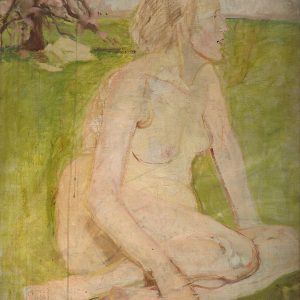 2392 AH autor Ignacy Pinkas, Akt, olej płótno, 90x66 cm, fot