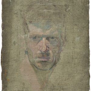 2440 AH autor Ignacy Pinkas, Głowa modela, olej płótno, 44x34, fot. MSz