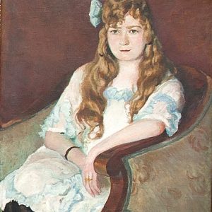 248 AH autor Erwin Czerewenka, portret córki Wiśniowskich, 1923-1924 r., olej na płótnie.