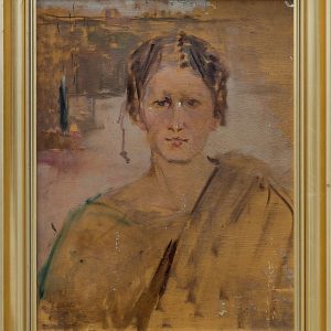 2493 AH autor Ignacy Pinkas, Studium, olej dykta, 49x38, fot. MSz