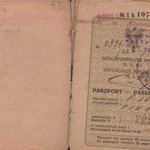 2599 AHSiD – Dowód osobisty Ignacego Pinkasa, 1922 r.