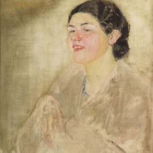 2758 AH autor Ignacy Pinkas, Szkic do portretu pasierbicy, 1932, olej dykta, 60x49, fot