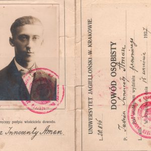 3025 AHSiD – Dowód osobisty należący do Tadeusza Inocentego Amana.