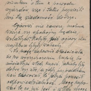 3360 AHSiD – List Ignacego Solarza do Władysława Wójcika – prezesa mleczarni w Ołpinach, 1928 r.
