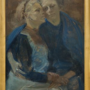 4025 AH autor Ignacy Pinkas, Siostry, olej dykta, 96x66,5, fot.MSz