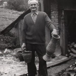 427 A.F. Etnografia, Roman Zaprzałka, garncarz z Rzepiennika Biskupiego, 1978r.