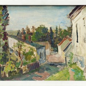 468 AH, Jan Wodyński, Fragment Jasła, olej na dykcie, 193,  23 x 34 cm