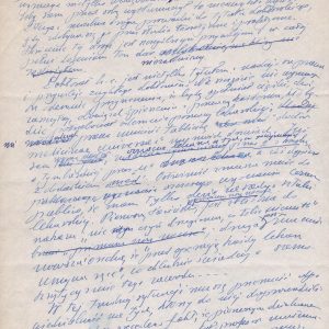 535 AHSiD – Fragment przemówienia (rękopis) Hugona Steinhausa.