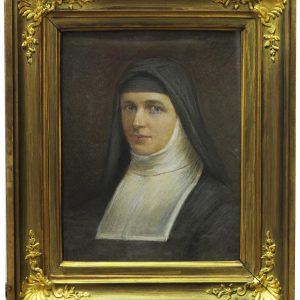 5414 AH Portret Marii Zofii Matuszewskiej, siostry wizytki, 1935, pastel, karton