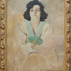 5438 AH autor Ignacy Pinkas, Portret kobiety, 1918, olej tektura, 97x71, fot. MSz