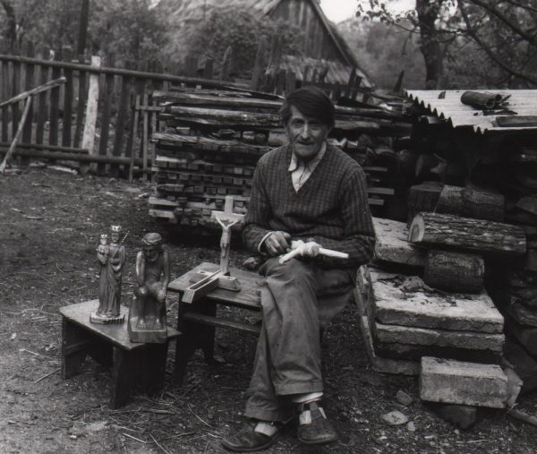 581 A.F. Etnografia, Józef Rzońca z Cieklina, 1976r.