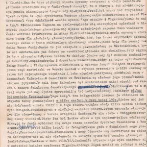 595 AHSiD – List dr. Józefa Słotwińskiego – syna byłego dyrektora jasielskiego gimnazjum, 1973 r.