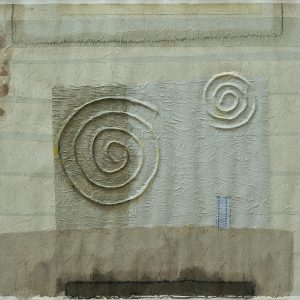 5991 AH Ireneusz Kopacz Spirale I, 2001, kolaż,