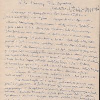750 AHSiD – Wspomnienia Józefa Staśki – redaktora „Młodego Geografa”, czasopisma jasielskiego gimnazjum, 1974 r.