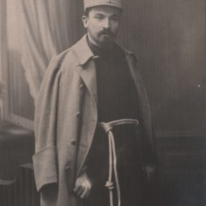 7543-5 AFH Internowani w obozie w Huszt po buncie II Brygady Legionów, Ksiądz Kosma Lenczowski