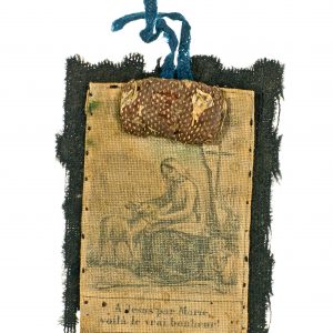 832 AH Fragment szkaplerza powstańca styczniowego, połowa XIX w.