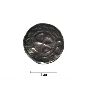 0886 zbiory numizmatyczne st. kadyiego; saksonia (xi); saski denar krzyżowy