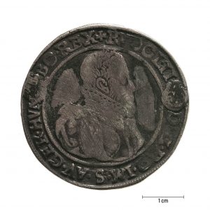 0907 zbiory numizmatyczne st. kadyiego; rudolf ii cesarz austriacki (1589); talar węgierski- awers