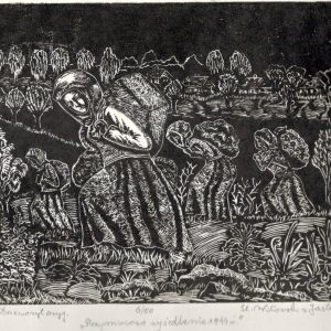 887 A-H, Stanisław Witowski z Jasła, Przymusowe wysiedlenie, drzeworyt