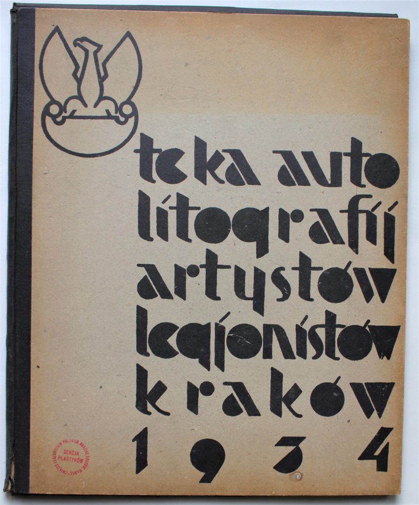 teka litografii legionowej z zbiorach mrj